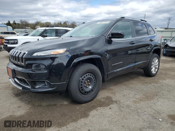 2017 Jeep Cherokee Overland z VIN 1C4PJMJS3HW551101, wystawiony jako Copart lot #53347975 z przebiegiem 60 795 mil mil oraz Szkoda całkowita • Salvage title. Historia ofert i sprzedaży dostępna na DreamBid. Obrazek 1.
