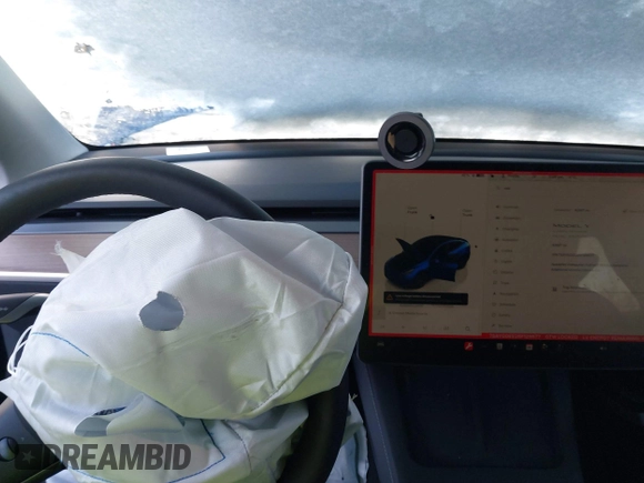 2024 Tesla Model Y Long Range with VIN 7SAYGDEE2RF129577, listed as a IAAI auction lot 41357180 with 6,697 mi miles and . Bid and sale history available at DreamBid. Image 18.