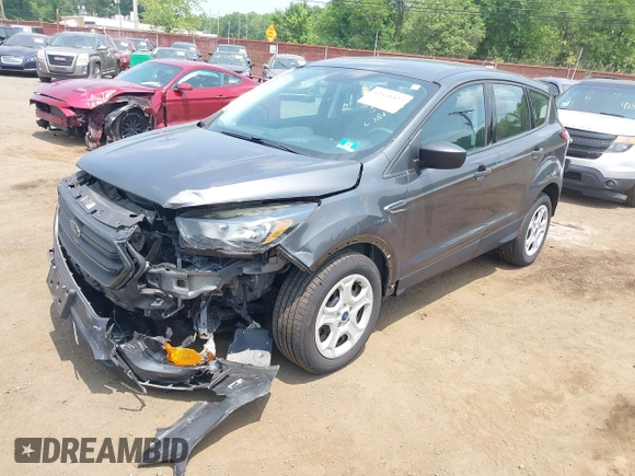 2018 Ford Escape S with VIN 1FMCU0F7XJUA46298, listed as a IAAI auction lot 42441527 with 57,508 mi miles and . Bid and sale history available at DreamBid. Image 2.