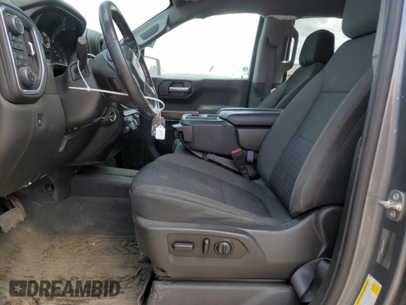2021 Chevrolet Silverado 1500 LT with VIN 3GCUYDET4MG154765, listed as a Copart auction lot 48231225 with 99,353 mi miles and Salvage Title. Bid and sale history available at carsss.com. Image 7.