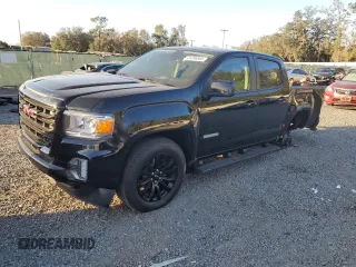 2022 GMC Canyon 2WD Elevation with VIN 1GTG5CEN0N1274077, listed as a Copart auction lot 41696505 with 57,579 mi miles and Salvage Title. Bid and sale history available at carsss.com. Image 1.