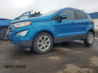 2019 Ford EcoSport SE z VIN MAJ3S2GE6KC263556, wystawiony jako Copart lot #55874625 z przebiegiem 59 577 mil mil oraz Tytuł czysty. Historia ofert i sprzedaży dostępna na DreamBid. Obrazek 1.