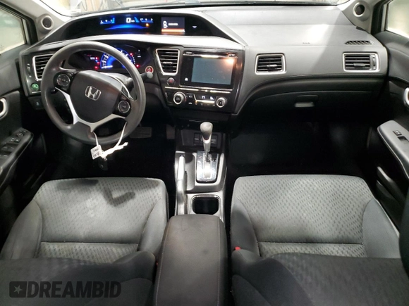 2015 Honda Civic EX with VIN 19XFB2F82FE010770, listed as a Copart auction lot 43957405 with 185,372 mi miles and Salvage Title. Bid and sale history available at carsss.com. Image 8.