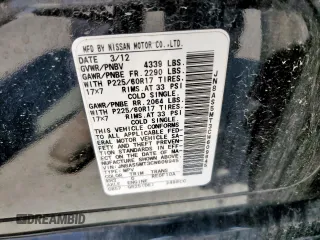 2012 Nissan Rogue SL with VIN JN8AS5MT3CW609945, listed as a Copart auction lot 54156695 with 148,550 mi miles and Clean Title. Bid and sale history available at DreamBid. Image 13.