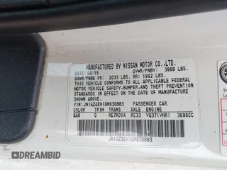 2016 Nissan 370Z Sport z VIN JN1AZ4EH1GM930883, wystawiony jako IAAI lot #41909945 z przebiegiem 80 484 mil mil oraz . Historia ofert i sprzedaży dostępna na DreamBid. Obrazek 9.