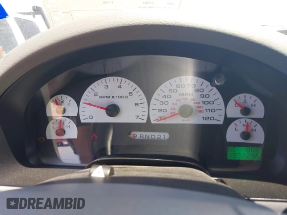 2008 Ford F-150 XL with VIN 1FTRW12W88FB86716, listed as a IAAI auction lot 42048047 with 197,224 mi miles. Bid and sale history available at carsss.com. Image 7.