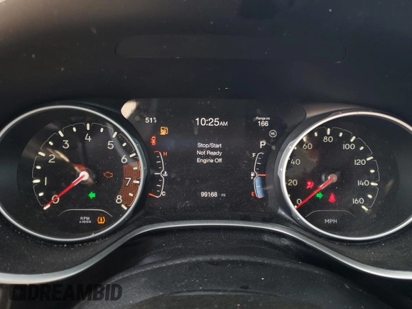 2021 Jeep Compass Limited with VIN 3C4NJDCB4MT556585, listed as a Copart auction lot 47428245 with 99,168 mi miles and Salvage Title. Bid and sale history available at DreamBid. Image 9.