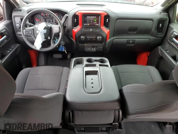 2020 Chevrolet Silverado 1500 Custom with VIN 3GCPWBEK9LG336880, listed as a Copart auction lot 86697014 with 92,820 mi miles and Salvage Title. Bid and sale history available at carsss.com. Image 8.