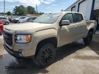 2021 GMC Canyon 4WD Elevation with VIN 1GTG6CEN1M1275962, listed as a Copart auction lot 69860444 with 86,886 mi miles and Salvage Title. Bid and sale history available at carsss.com. Image 1.