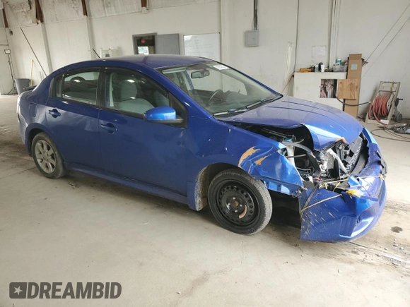 2012 Nissan Sentra 2.0 with VIN 3N1AB6AP7CL636566, listed as a Copart auction lot 58554505 with 90,679 mi miles and Salvage title. Bid and sale history available at DreamBid. Image 4.
