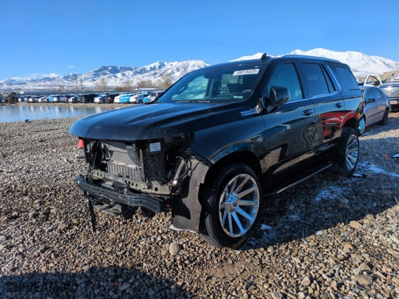 2024 Chevrolet Tahoe High Country with VIN 1GNSKTKT7RR106229, listed as a Copart auction lot 49315525 with 29,668 mi miles and Salvage Title. Bid and sale history available at carsss.com. Image 1.