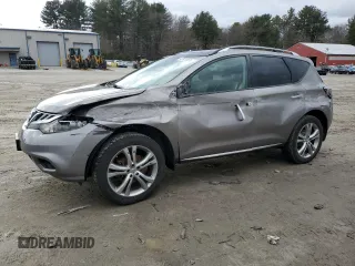 2012 Nissan Murano S with VIN JN8AZ1MW1CW204780, listed as a Copart auction lot 54341955 with 133,654 mi miles and Non Repairable. Bid and sale history available at carsss.com. Image 1.