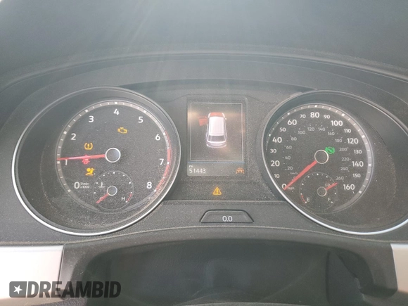 2021 Volkswagen Atlas S with VIN 1V2AP2CA8MC591195, listed as a Copart auction lot 43898235 with 51,443 mi miles and Salvage title. Bid and sale history available at DreamBid. Image 9.