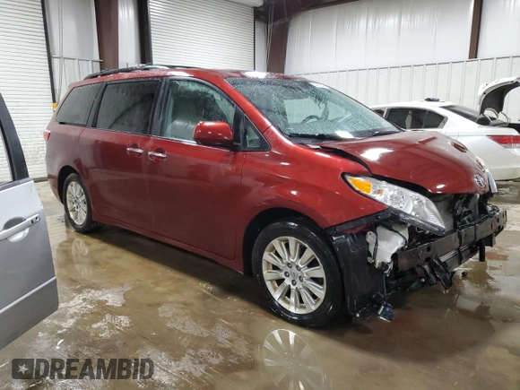 2015 Toyota Sienna Ltd with VIN 5TDDK3DC2FS109812, listed as a Copart auction lot 53462045 with 160,594 mi miles and Salvage Title. Bid and sale history available at carsss.com. Image 4.