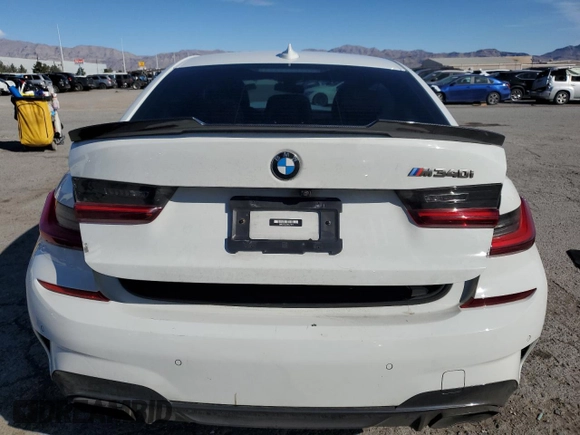 2022 BMW 3 Series M340i with VIN 3MW5U7J02N8C71976, listed as a Copart auction lot 48223325 with 41,579 mi miles and Salvage Title. Bid and sale history available at carsss.com. Image 6.