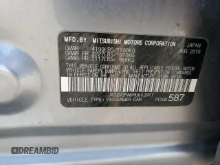 2017 Mitsubishi Lancer ES with VIN JA32V2FW0HU002917, listed as a Copart auction lot 70326344 with 82,607 mi miles and Salvage Title. Bid and sale history available at DreamBid. Image 12.