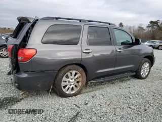 2016 Toyota Sequoia Platinum with VIN 5TDDW5G19GS141944, listed as a Copart auction lot 85374424 with 163,072 mi miles and Salvage Title. Bid and sale history available at carsss.com. Image 3.