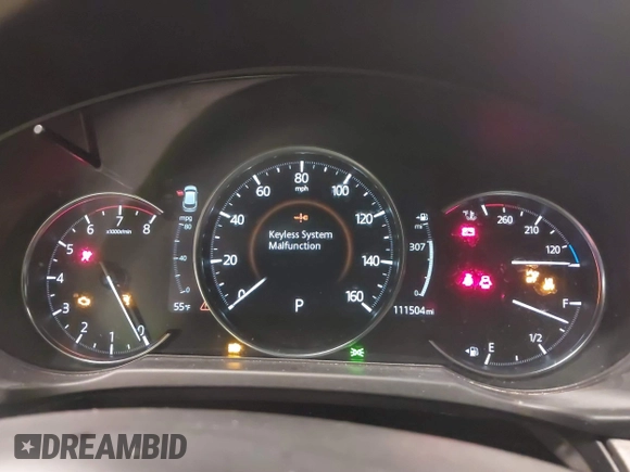 2019 Mazda CX-5 Signature with VIN JM3KFBEY5K0520593, listed as a IAAI auction lot 41638594 with 111,504 mi miles. Bid and sale history available at carsss.com. Image 7.