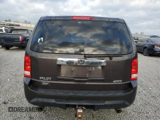2012 Honda Pilot EX-L with VIN 5FNYF4H60CB016206, listed as a Copart auction lot 51172215 with 191,421 mi miles and Salvage Title. Bid and sale history available at carsss.com. Image 6.