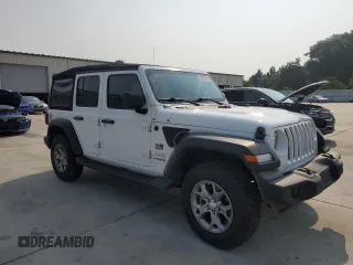 2020 Jeep Wrangler Unlimited Freedom with VIN 1C4HJXDG9LW238432, listed as a Copart auction lot 59087435 with 92,093 mi miles and Salvage title. Bid and sale history available at DreamBid. Image 4.