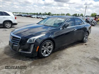 2015 Cadillac CTS Vsport RWD z VIN 1G6AU5S87F0104313, wystawiony jako Copart lot #54977995 z przebiegiem 85 398 mil mil oraz Czysty tytuł • Clean title. Historia ofert i sprzedaży dostępna na DreamBid. Obrazek 1.