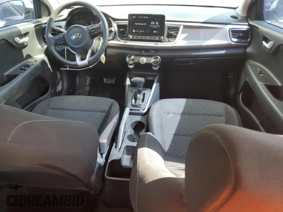 2021 Kia Rio LX with VIN 3KPA24AD1ME391129, listed as a Copart auction lot 64962374 with 37,018 mi miles and Salvage Title. Bid and sale history available at carsss.com. Image 8.