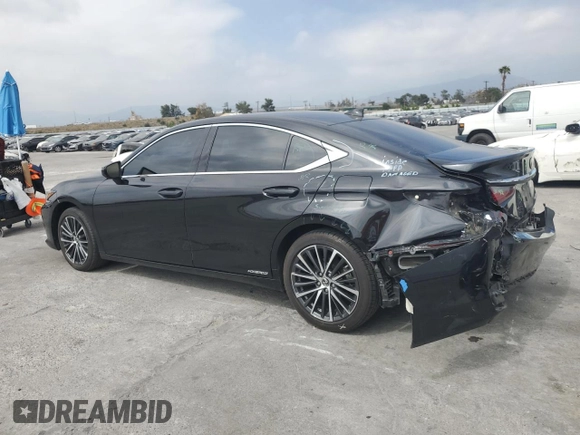 2022 Lexus ES 300h with VIN 58ADA1C19NU023239, listed as a Copart auction lot 54429015 with 92,003 mi miles and Salvage title. Bid and sale history available at DreamBid. Image 2.