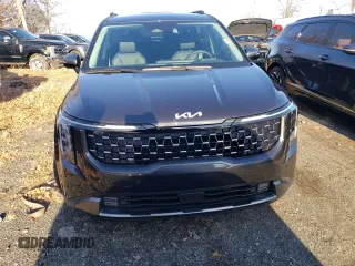 2025 Kia Carnival SX with VIN KNDNE5K39S6459121, listed as a Copart auction lot 85050024 with 0 mi miles and Salvage Title. Bid and sale history available at carsss.com. Image 5.