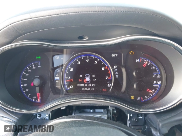 2017 Jeep Grand Cherokee SRT with VIN 1C4RJFDJ2HC696025, listed as a IAAI auction lot 41863274 with 126,949 mi miles. Bid and sale history available at carsss.com. Image 15.