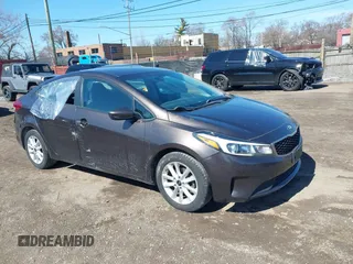2017 Kia Forte LX with VIN 3KPFL4A78HE145715, listed as a IAAI auction lot 41803593 with 50,609 mi miles. Bid and sale history available at carsss.com. Image 1.