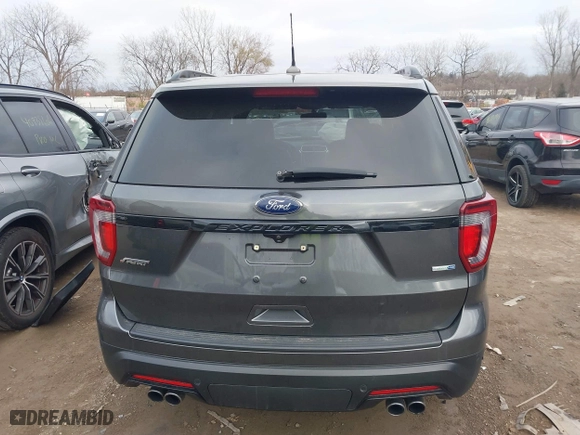 2019 Ford Explorer Sport with VIN 1FM5K8GT6KGB39523, listed as a IAAI auction lot 40913683 with 50,380 mi miles. Bid and sale history available at carsss.com. Image 17.