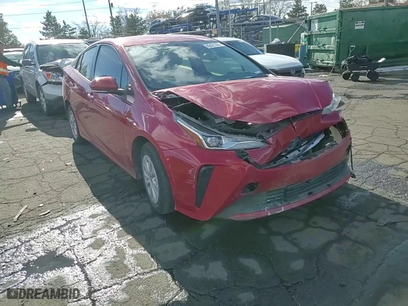 2022 Toyota Prius L Eco with VIN JTDKAMFUXN3160514, listed as a Copart auction lot 42421335 with 53,619 mi miles and Salvage Title. Bid and sale history available at carsss.com. Image 11.
