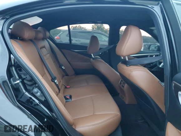 2023 Infiniti Q50 Sensory z VIN JN1EV7CP5PM511959, wystawiony jako Copart lot #70436554 z przebiegiem 26 063 mil mil oraz Czysty tytuł • Clean title. Historia ofert i sprzedaży dostępna na DreamBid. Obrazek 10.