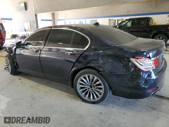 2011 BMW 7 Series 740i with VIN WBAKA4C53BC392488, listed as a Copart auction lot 77876674 with 0 mi miles and Salvage Title. Bid and sale history available at carsss.com. Image 2.
