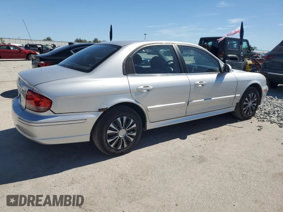 2004 Hyundai Sonata with VIN KMHWF25H54A989637, listed as a Copart auction lot 48164725 with 130,368 mi miles and Salvage Title. Bid and sale history available at carsss.com. Image 3.