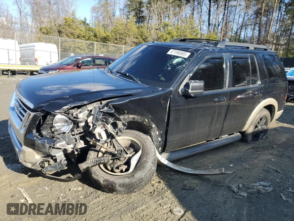 2010 Ford Explorer Eddie Bauer with VIN 1FMEU7EE3AUA97224, listed as a Copart auction lot 47196985 with 222,066 mi miles and Salvage Title. Bid and sale history available at carsss.com. Image 1.