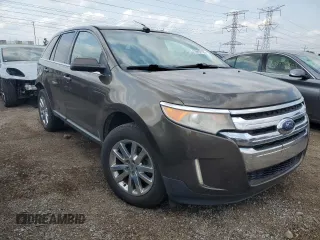 2011 Ford Edge Limited with VIN 2FMDK3KC9BBB37925, listed as a Copart auction lot 59897185 with 155,135 mi miles and Salvage title. Bid and sale history available at DreamBid. Image 4.