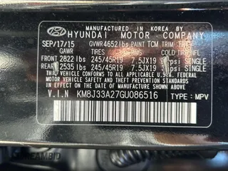 2016 Hyundai Tucson Limited z VIN KM8J33A27GU086516, wystawiony jako Copart lot #57729515 z przebiegiem 207 149 mil mil oraz Czysty tytuł • Clean title. Historia ofert i sprzedaży dostępna na DreamBid. Obrazek 10.