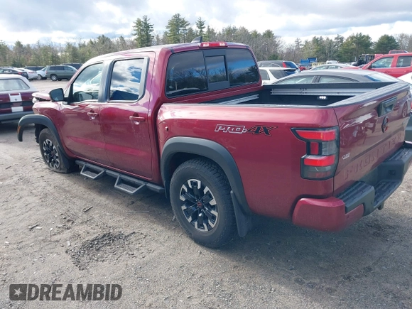 2022 Nissan Frontier S with VIN 1N6ED1EK9NN612988, listed as a IAAI auction lot 41140327 with 21,386 mi miles. Bid and sale history available at carsss.com. Image 3.