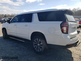 2021 Chevrolet Suburban LT with VIN 1GNSCCKD0MR431237, listed as a Copart auction lot 46047225 with 57,051 mi miles and Salvage Title. Bid and sale history available at carsss.com. Image 2.