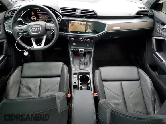2020 Audi Q3 S line Prestige with VIN WA1FECF35L1122408, listed as a Copart auction lot 82124404 with 29,350 mi miles and Salvage Title. Bid and sale history available at carsss.com. Image 8.