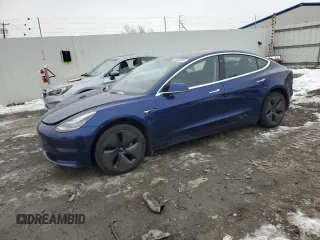 2020 Tesla Model 3 Standard Range Plus with VIN 5YJ3E1EA5LF625456, listed as a Copart auction lot 80926294 with 118,358 mi miles and Salvage Title. Bid and sale history available at DreamBid. Image 1.