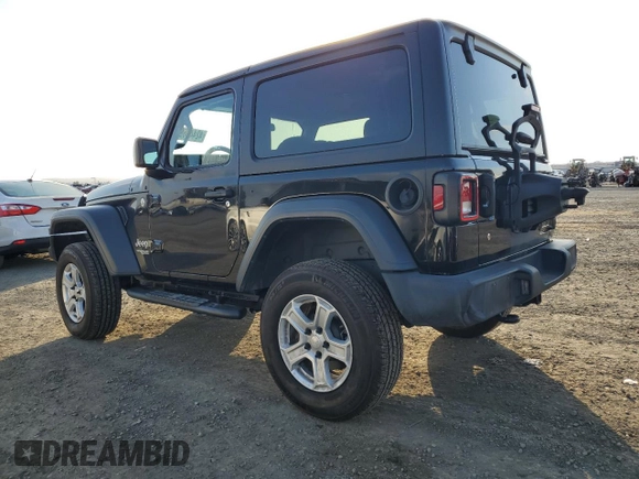 2018 Jeep Wrangler Sport S with VIN 1C4GJXAG4JW161238, listed as a Copart auction lot 42448695 with 87,003 mi miles and Salvage title. Bid and sale history available at DreamBid. Image 2.