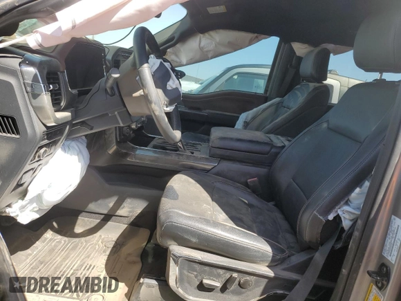 2023 Ford F-150 XL with VIN 1FTFW1E88PFB23338, listed as a Copart auction lot 50353865 with 0 mi miles and Salvage Title. Bid and sale history available at carsss.com. Image 7.