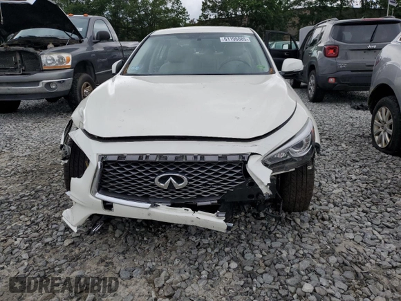 2019 Infiniti Q50 Luxe с VIN JN1EV7AR7KM556320, выставлен на аукционе Copart как лот 61196085 с пробегом 53 313 миль миль и Списание • Salvage title. История ставок и продаж доступна на DreamBid. Изображение 5.