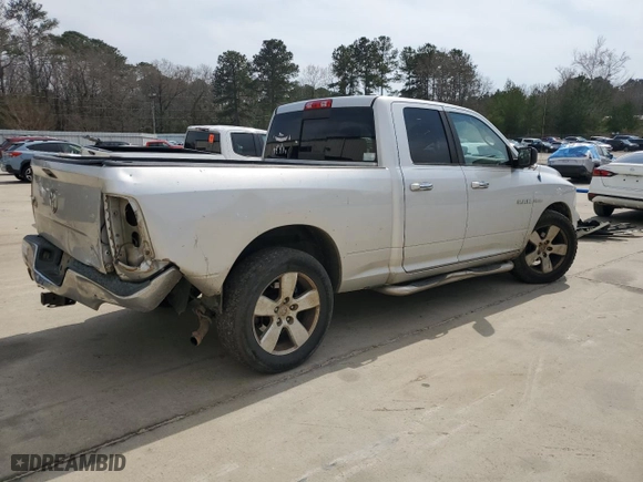 2010 Dodge Ram 1500 SLT with VIN 1D7RB1GT4AS139115, listed as a Copart auction lot 48408365 with 331,235 mi miles and Salvage Title. Bid and sale history available at carsss.com. Image 3.