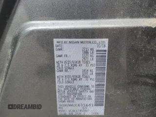 2018 Nissan Pathfinder SL с VIN 5N1DR2MN6JC635681, выставлен на аукционе Copart как лот 65203275 с пробегом 171 892 миль миль и Чистый • Clean title. История ставок и продаж доступна на DreamBid. Изображение 13.