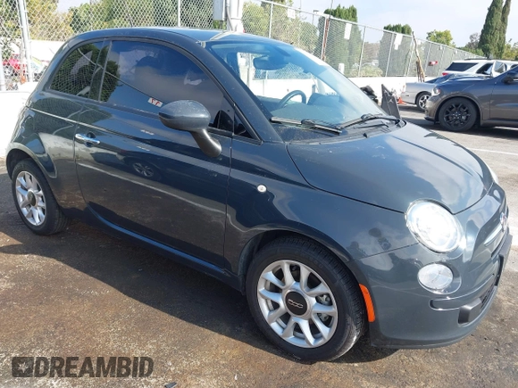 2017 FIAT 500 Pop with VIN 3C3CFFKR3HT700124, listed as a IAAI auction lot 42637085 with 67,628 mi miles and . Bid and sale history available at DreamBid. Image 1.
