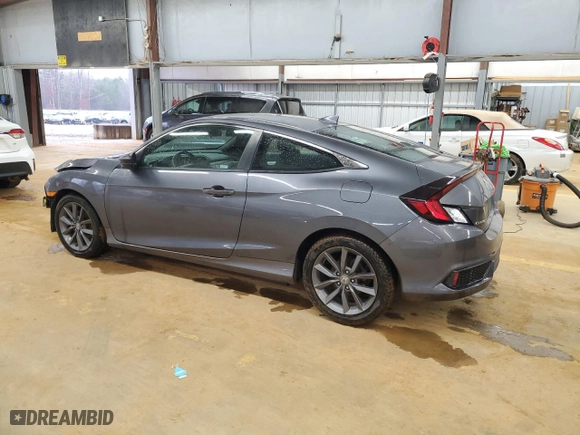 2020 Honda Civic Coupe EX with VIN 2HGFC3B36LH350602, listed as a Copart auction lot 42286955 with 72,059 mi miles and Salvage Title. Bid and sale history available at carsss.com. Image 2.