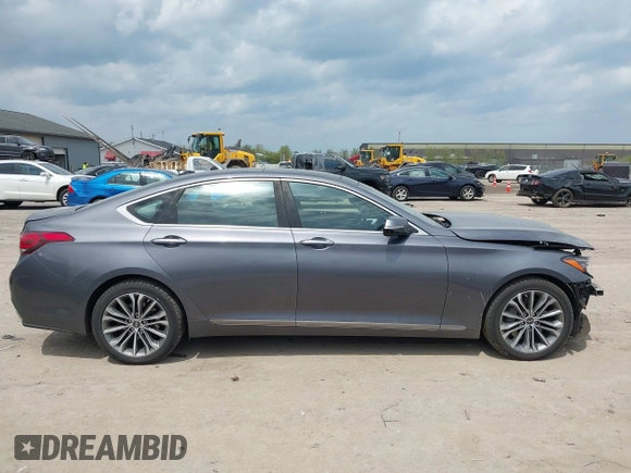 2016 Hyundai Genesis 3.8L with VIN KMHGN4JE1GU135505, listed as a IAAI auction lot 42085056 with 61,611 mi miles and . Bid and sale history available at DreamBid. Image 14.